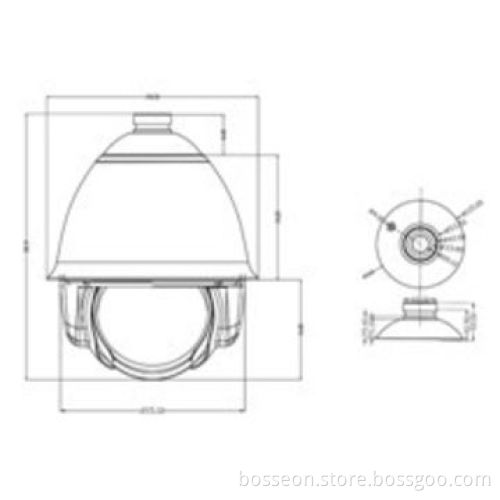 1.3mp 100-meter IR Distance Outdoor Zoom High Speed 720p Waterproof HD PTZ Industry System Camera